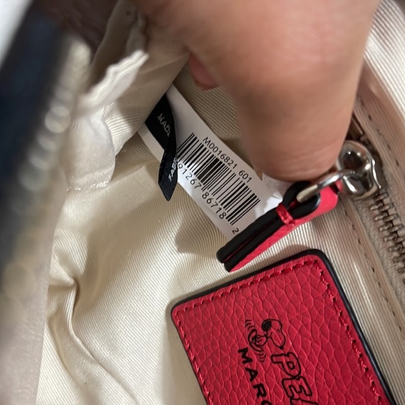 The Marc Jacobs x Peanuts Charlie Brown The Mini Box Crossbody Bag - Picture 11 of 14